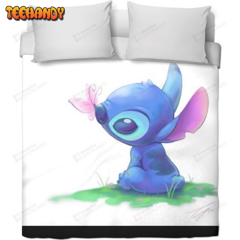 Cute Stitch Disney Fictional Character Bedding Set