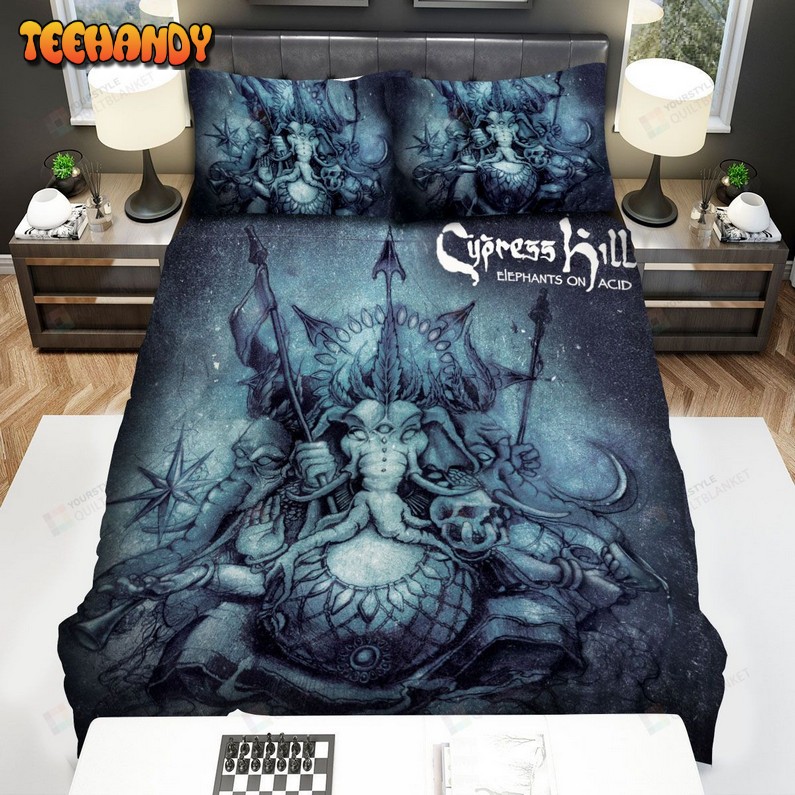 Cypress Hill Elephants On Acid Album Cover Comforter Bedding Sets