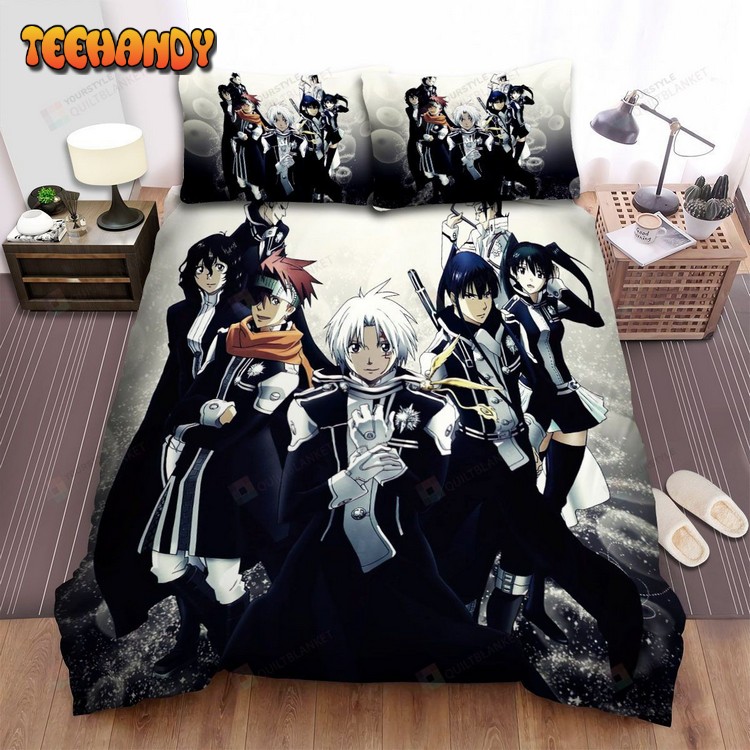 D Gray Man Characters Digital Art Spread Comforter Bedding Sets