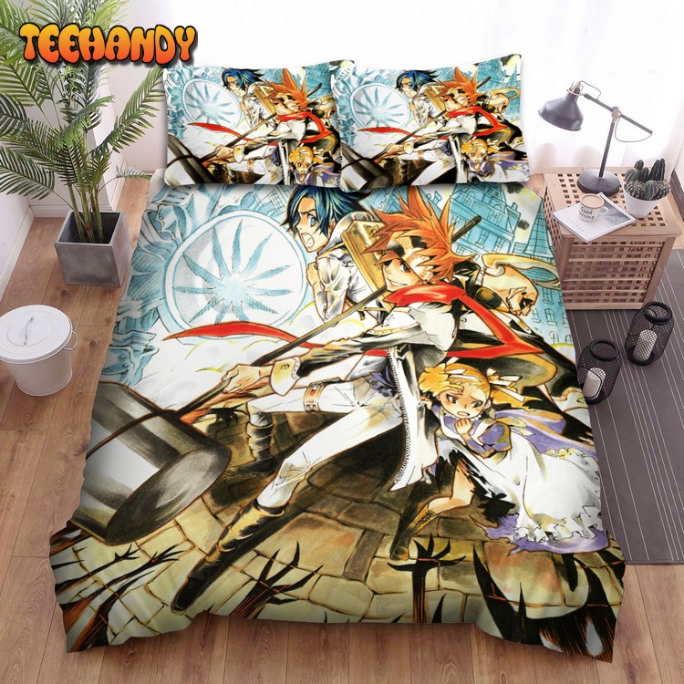 D Gray Man Characters Fighting Spread Comforter Bedding Sets