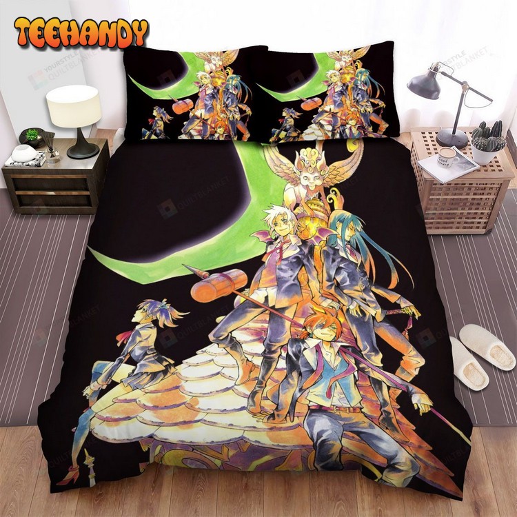 D Gray Man Characters With The Green Moon Bedding Sets