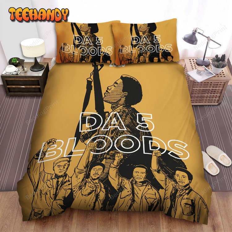 Da 5 Bloods Movie Art Bed Sheets Duvet Cover Bedding Sets