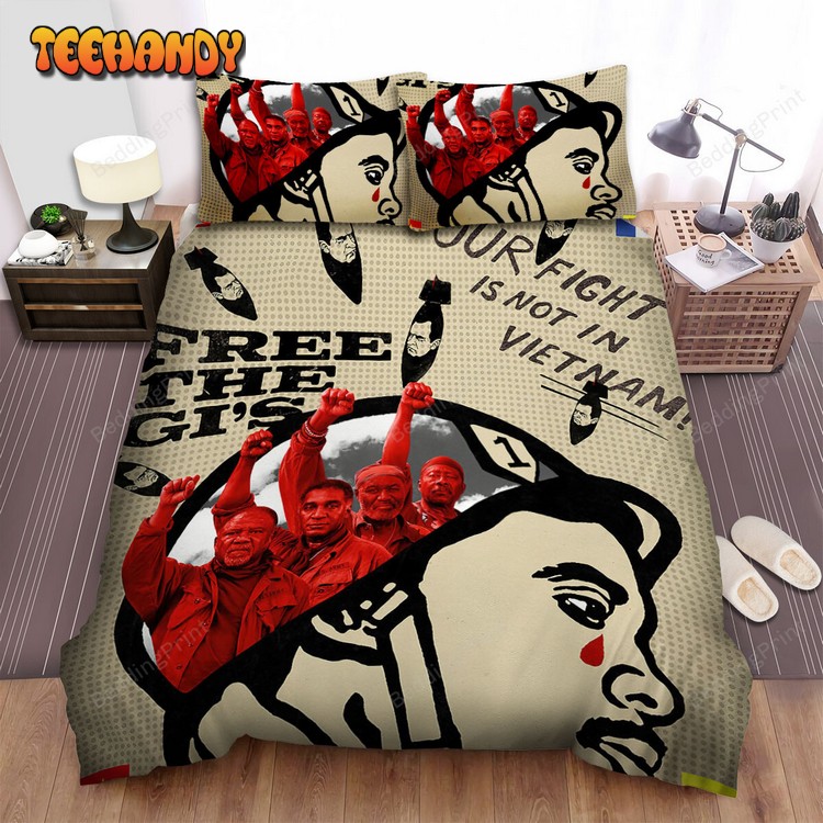 Da 5 Bloods Movie Poster 2 Bed Sheets Duvet Cover Bedding Sets