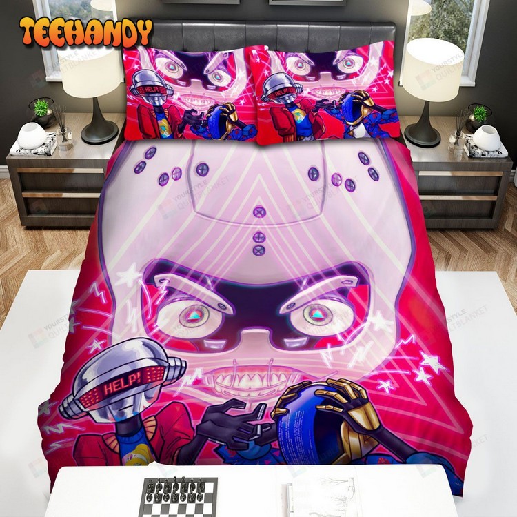 Daft Punk The Brainwasher Single Artwork Comforter Bedding Sets