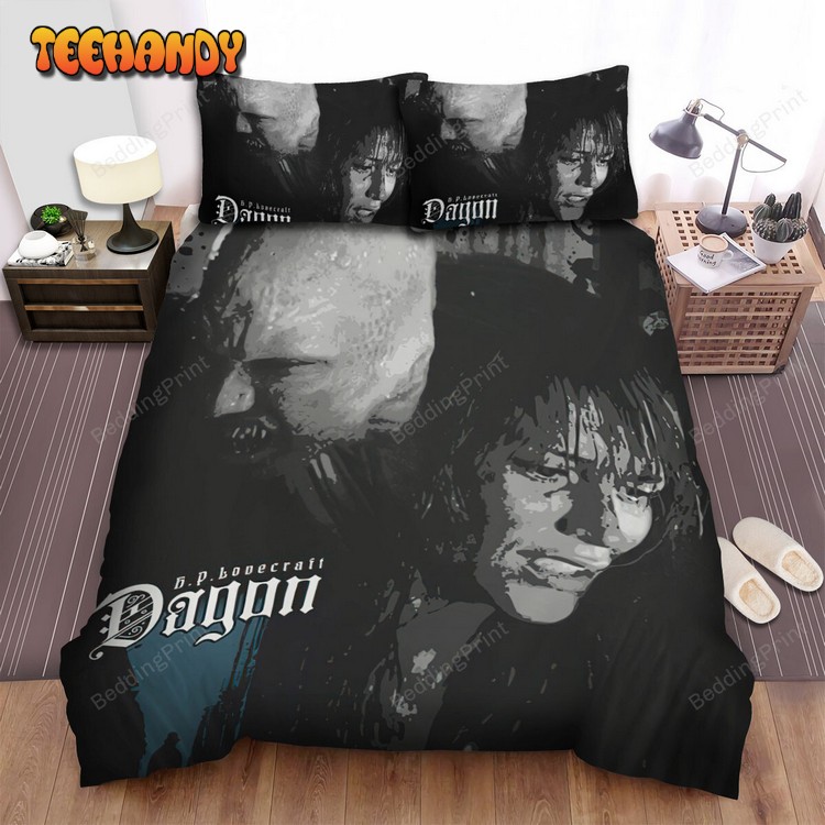 Dagon Art Portrait Of Two Main Actors At Night Movie Bedding Sets