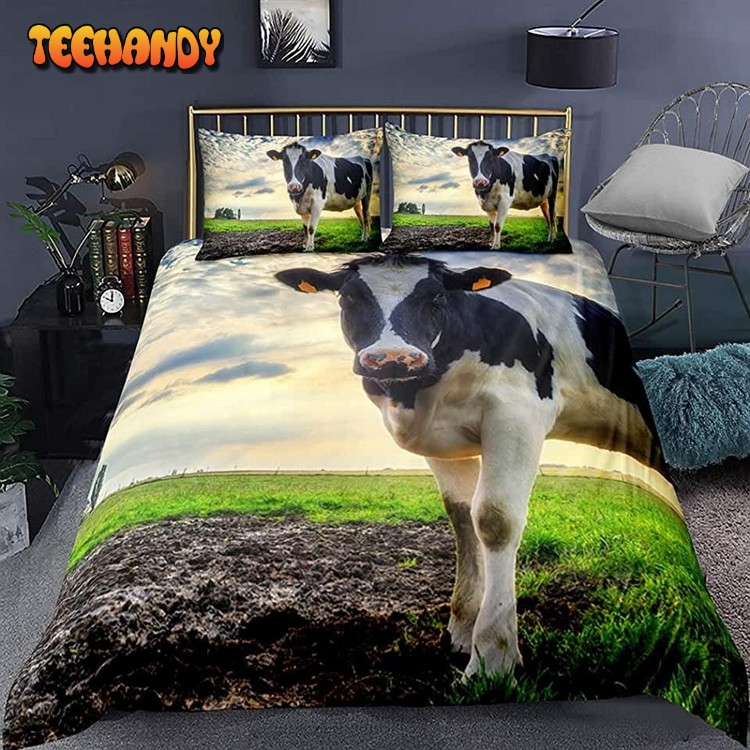 Dairy Cow Bedding Set Bed Sheets Duvet Cover Bedding Sets