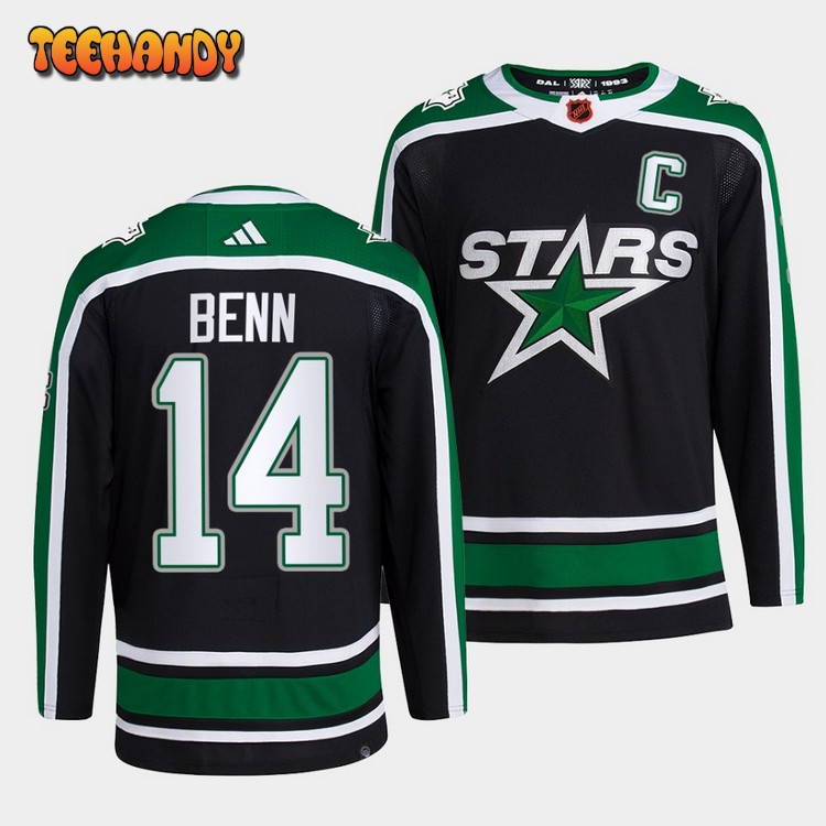 Dallas Stars Jamie Benn Reverse Black Jersey