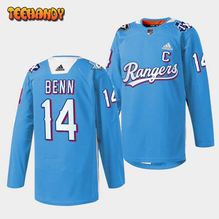 Dallas Stars Jamie Benn Texas Rangers Night Blue Jersey