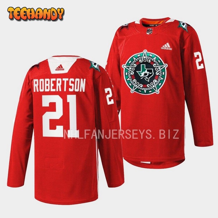 Dallas Stars Jason Robertson 2023 Noche Mexicana Red Jersey