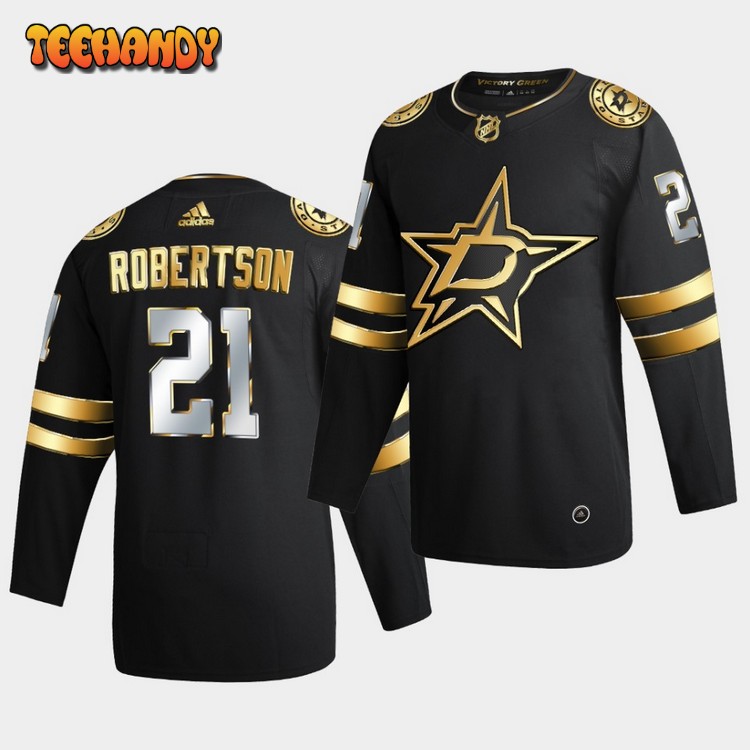 Dallas Stars Jason Robertson Golden Limited Edition Black Jersey