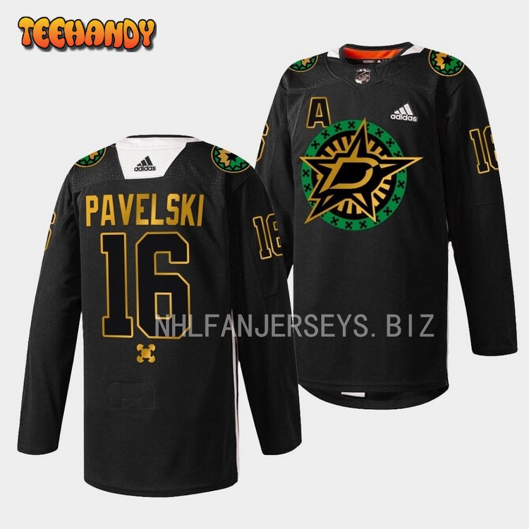 Dallas Stars Joe Pavelski 2023 Black History Night Black Jersey