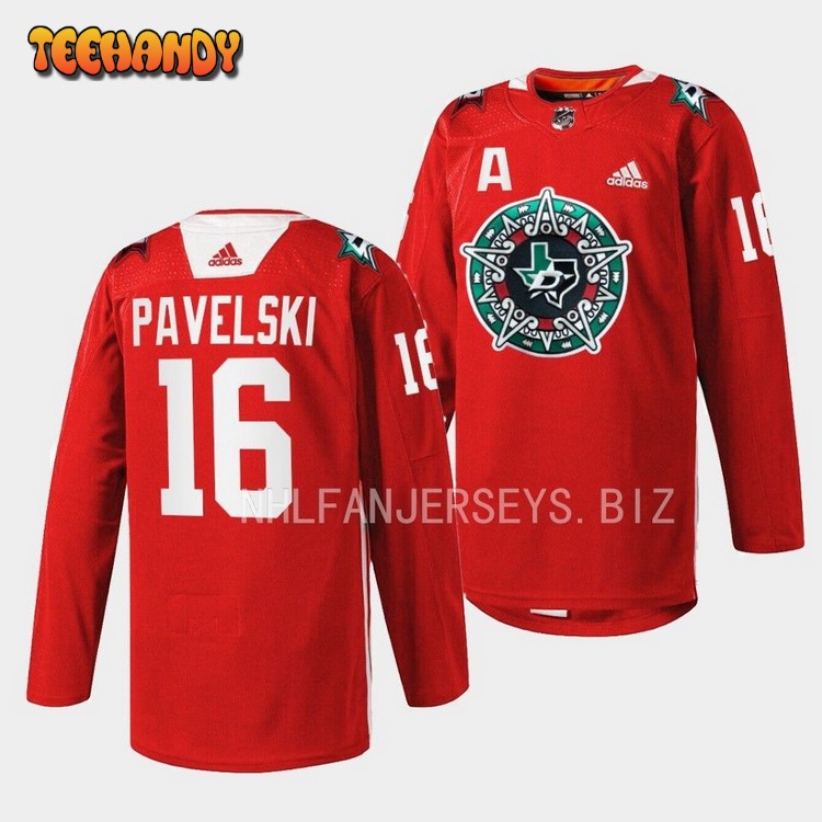 Dallas Stars Joe Pavelski 2023 Noche Mexicana Red Jersey