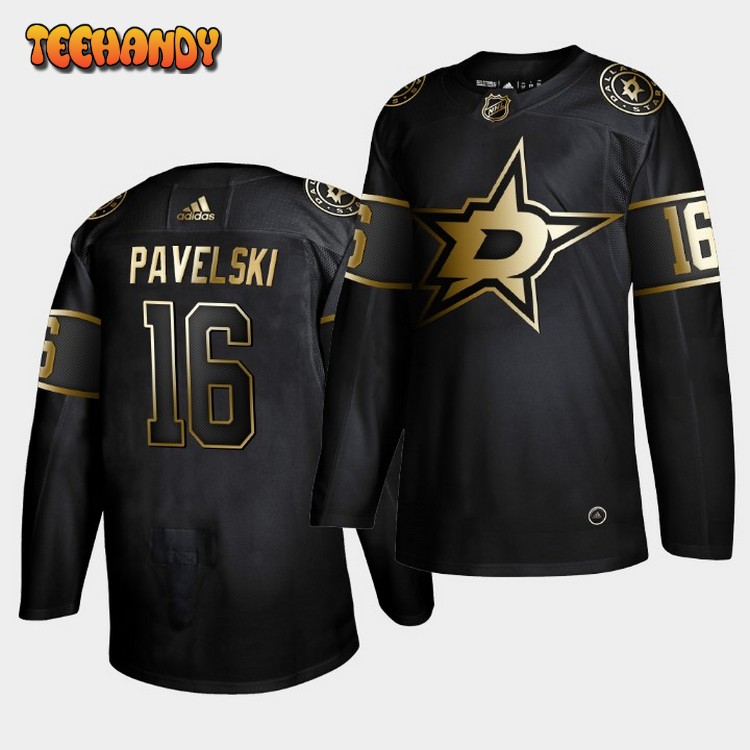 Dallas Stars Joe Pavelski Golden Edition Black Jersey