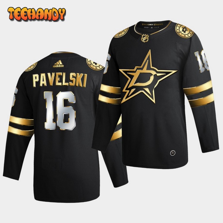 Dallas Stars Joe Pavelski Golden Limited Edition Black Jersey