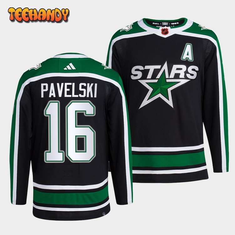 Dallas Stars Joe Pavelski Reverse Black Jersey