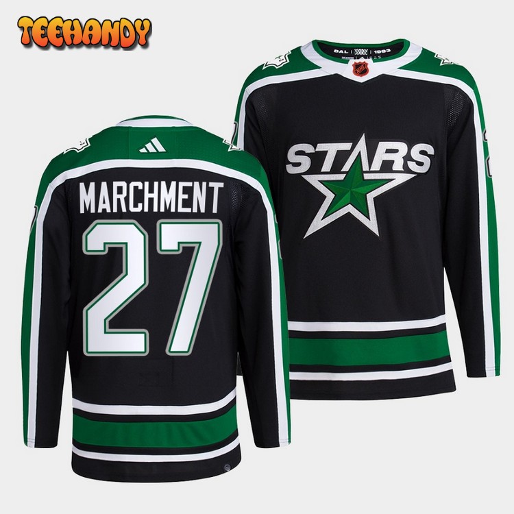 Dallas Stars Mason Marchment Reverse Black Jersey