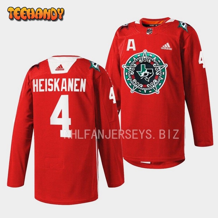 Dallas Stars Miro Heiskanen 2023 Noche Mexicana Red Jersey