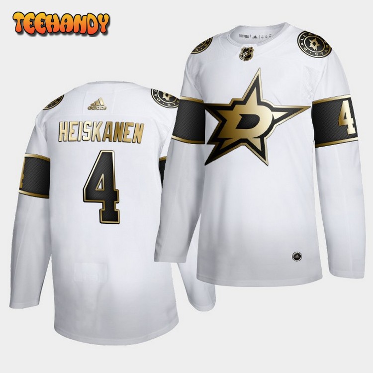 Dallas Stars Miro Heiskanen Golden Edition White Limited Jersey