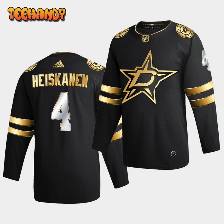 Dallas Stars Miro Heiskanen Golden Limited Edition Black Jersey