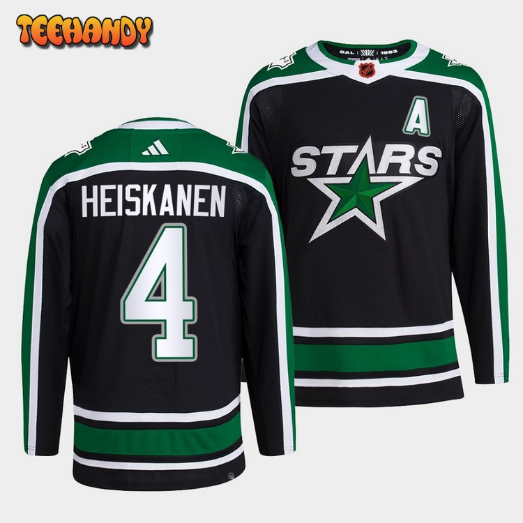 Dallas Stars Miro Heiskanen Reverse Black Jersey