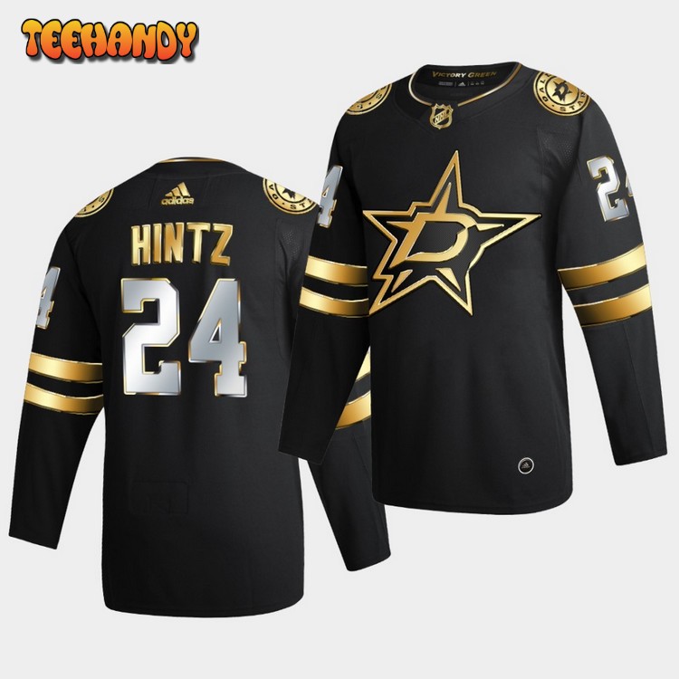 Dallas Stars Roope Hintz Golden Limited Edition Black Jersey