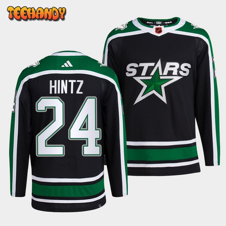 Dallas Stars Roope Hintz Reverse Black Jersey