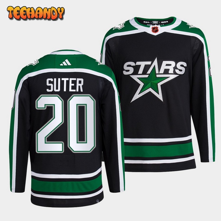 Dallas Stars Ryan Suter Reverse Black Jersey