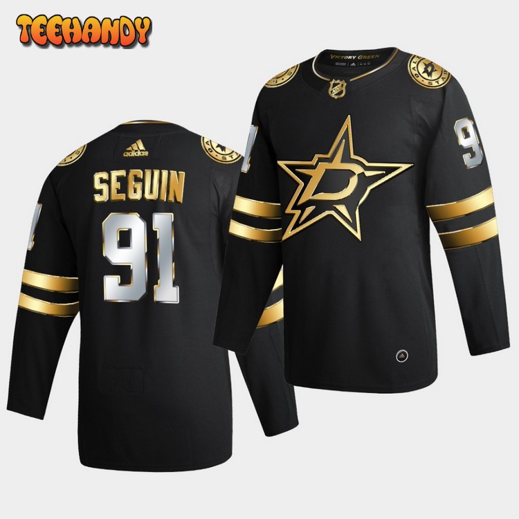 Dallas Stars Tyler Seguin Golden Limited Edition Black Jersey