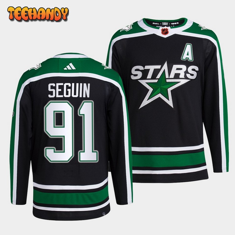 Dallas Stars Tyler Seguin Reverse Black Jersey