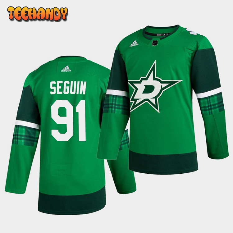 Dallas Stars Tyler Seguin St. Patrick’s Day Player Green Jersey