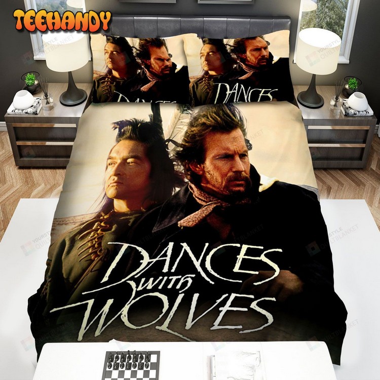 Dances With Wolves Movie Poster 1 Spread Comforter Bedding Sets