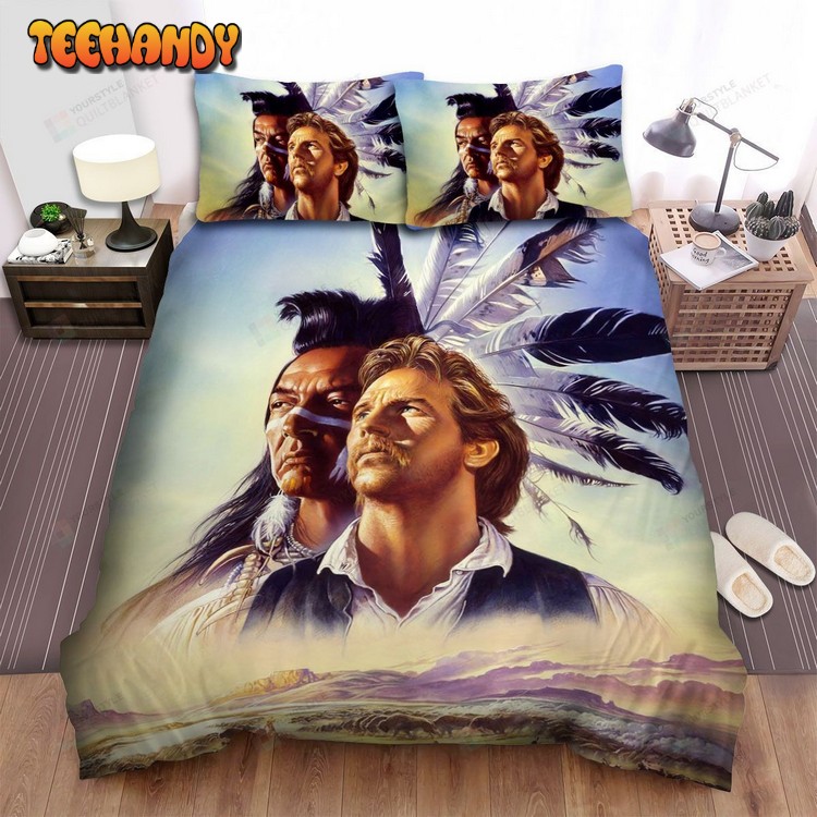 Dances With Wolves Movie Poster 3 Spread Comforter Bedding Sets