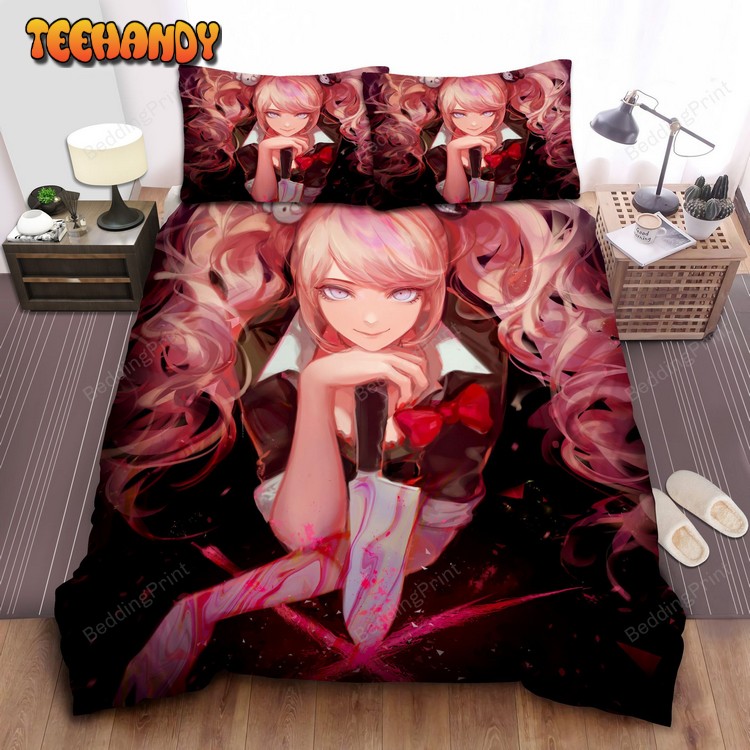 Danganronpa Junko Enoshima And Bloody Knife Digital Bedding Sets