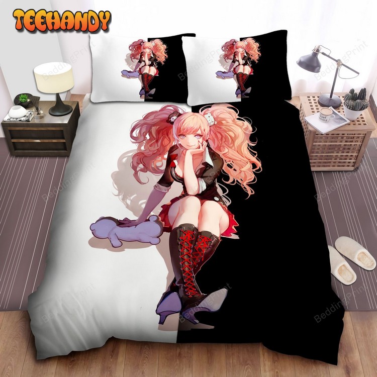 Danganronpa Junko Enoshima In Black and White Bedding Sets