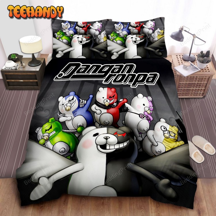 Danganronpa Monokuma And Cubs Artwork Bedding Sets