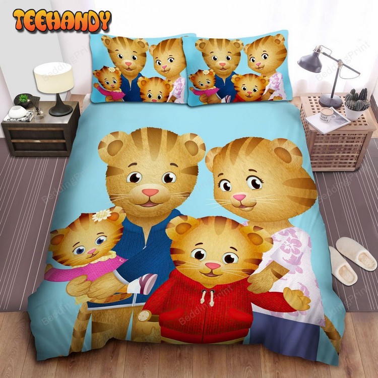 Daniel Tiger’s Family Picture Bed Sheets Duvet Cover Bedding Sets