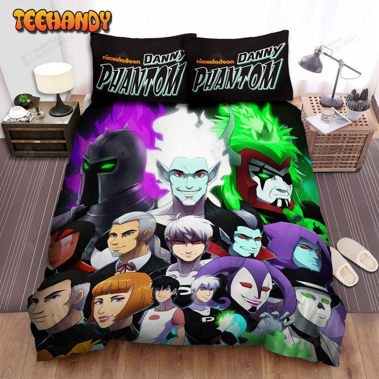 Danny Phantom All Characters In One Spread Bedding Sets