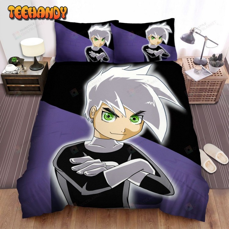 Danny Phantom And Logo Poster Spread Duvet Cover Bedding Sets