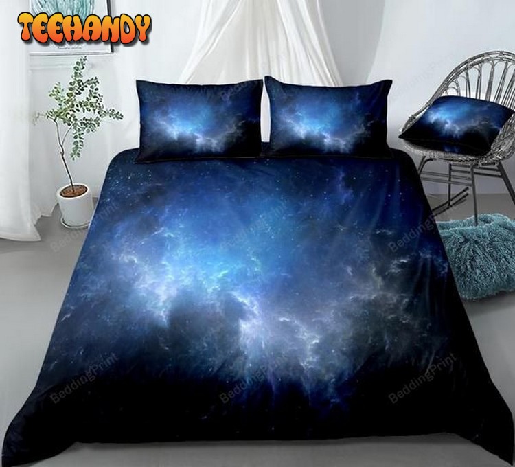 Dark Blue Galaxy Bed Sheets Duvet Cover Bedding Sets