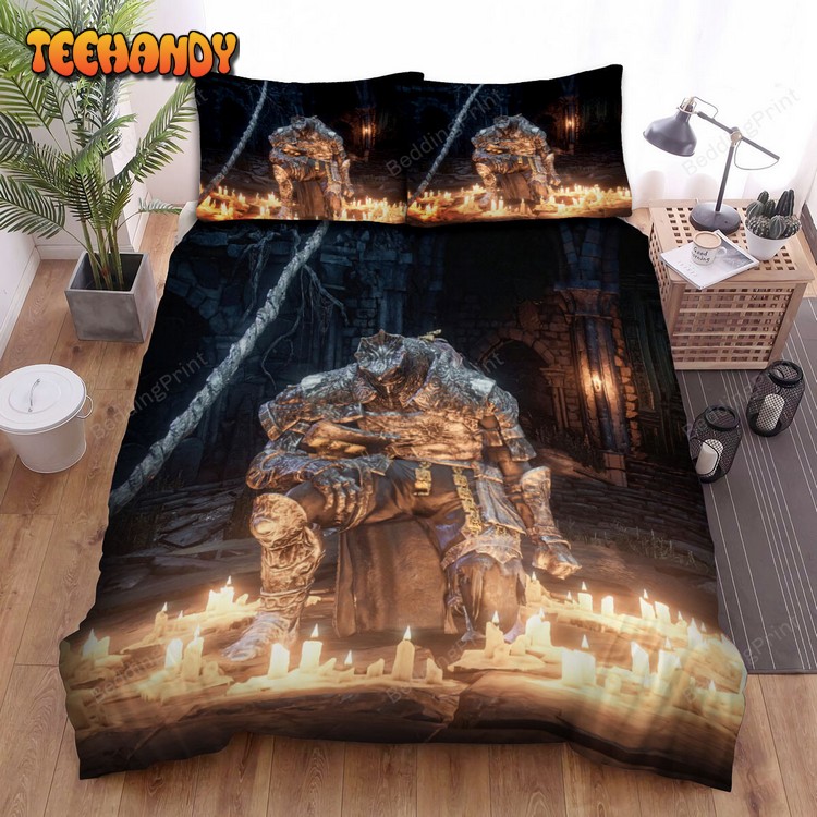 Dark Souls 3 Iudex Gundyr Spread Duvet Cover Bedding Set