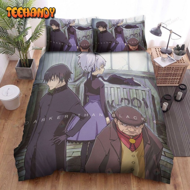 Darker Than Black Characters Spread Comforter Bedding Sets