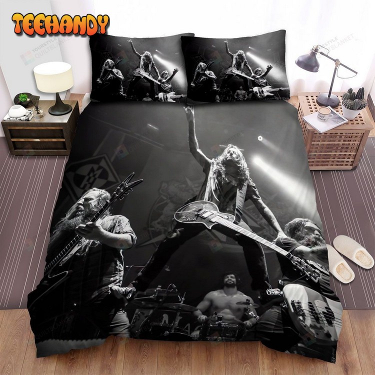 Darkest Hour Posting Of The Band On The Stage Bedding Sets