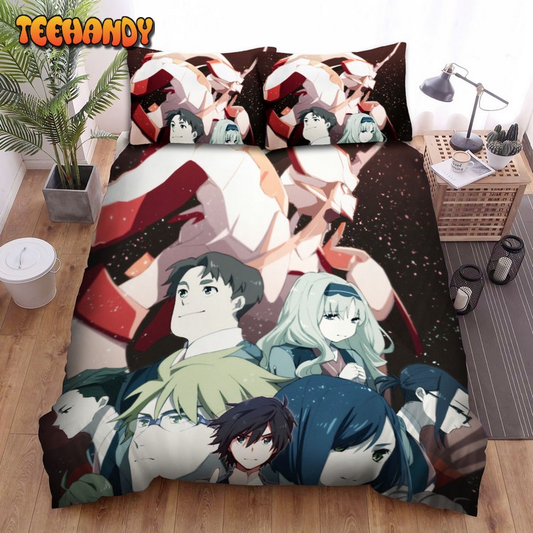 Darling In The Franxx Main Characters Key Art Spread Bedding Sets