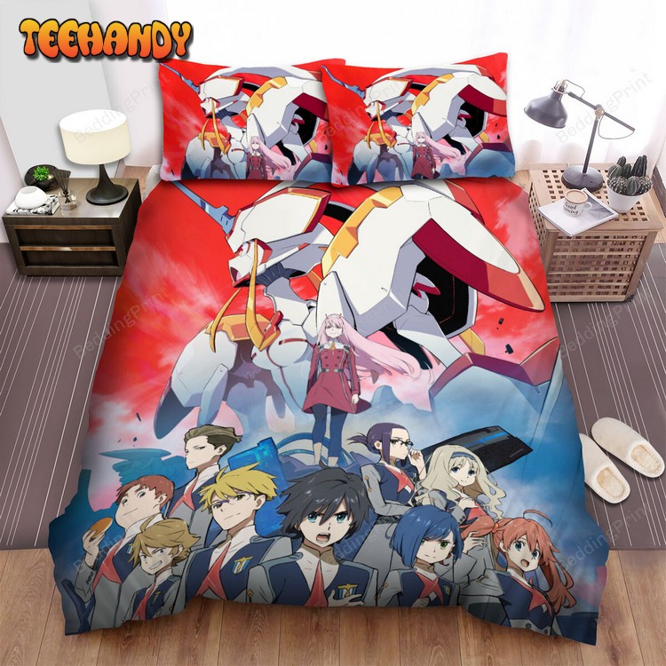 Darling In The Franxx Main Characters Poster Spread Bedding Sets