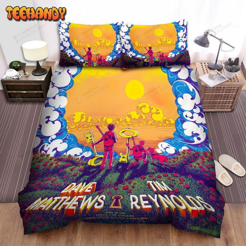 Dave Matthews And Tim Reynolds Concert Poster Bedding Sets