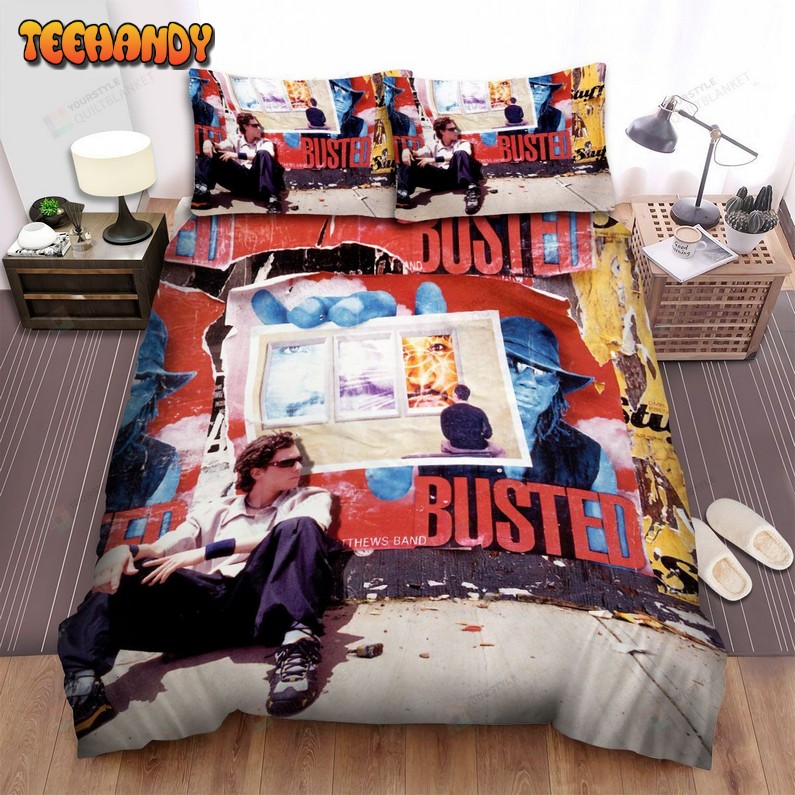 Dave Matthews Busted Album Cover Spread Comforter Bedding Sets