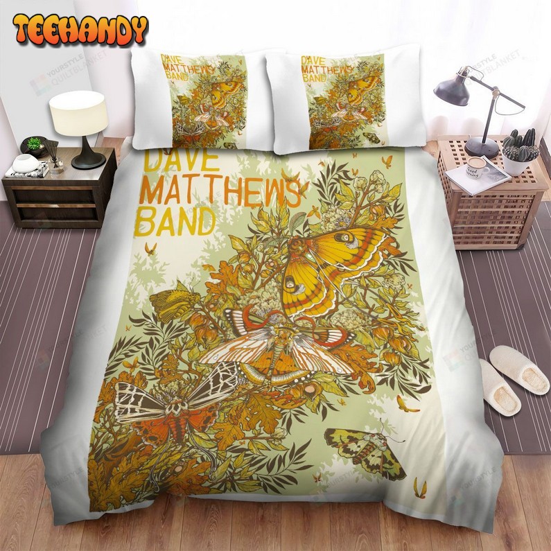 Dave Matthews Butterfly Poster Spread Comforter Bedding Sets