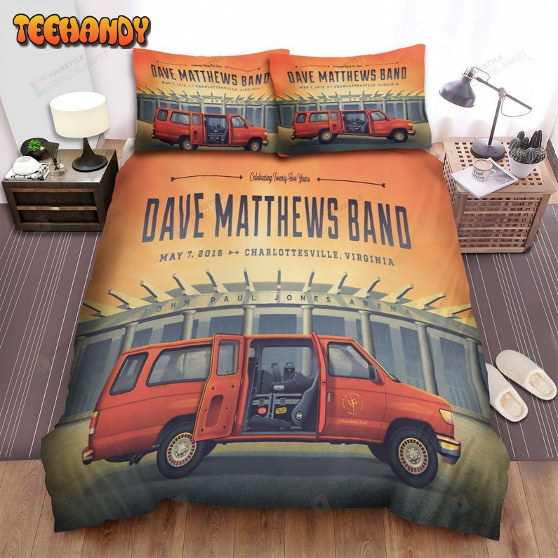 Dave Matthews Celebrating 25 Years Concert Comforter Bedding Sets