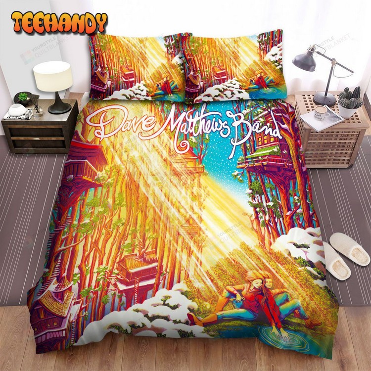 Dave Matthews John Paul Jones Arena Concert Poster Bedding Sets