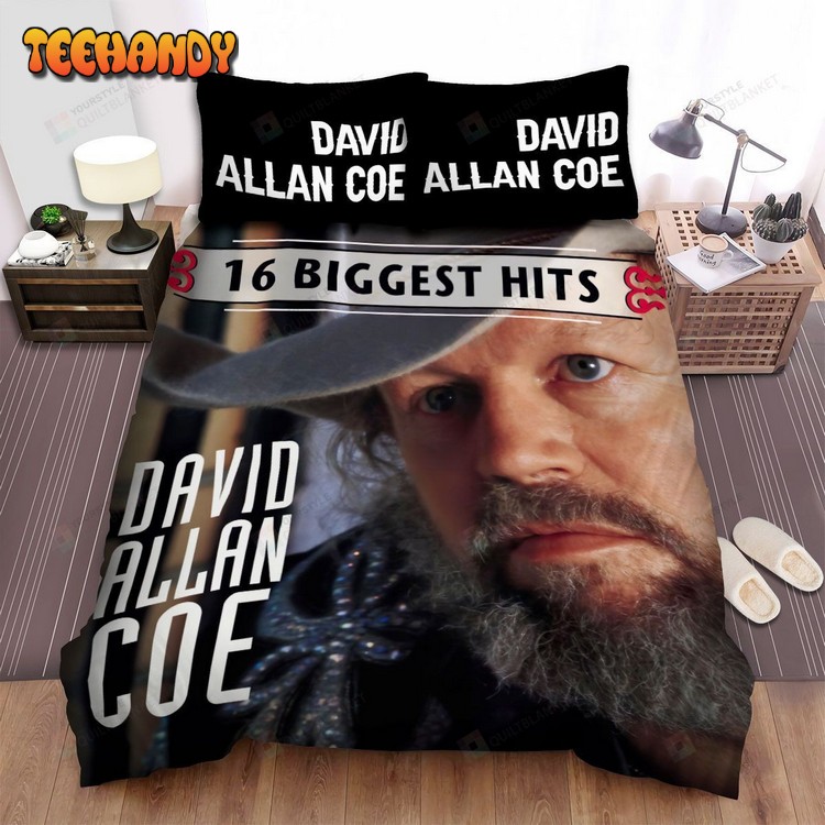 David Allan Coe 16 Biggest Hits Album Cover Bedding Sets